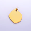 Stainless Steel Geometric Minimalist Charm | P784 - DLUXCA