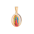Stainless Steel Holy Mother Virgin Mary Pray for Us Praying Novena Bracelet Necklace Pendant Charm Bead Bails Finding for Jewelry Making J-487 - DLUXCA