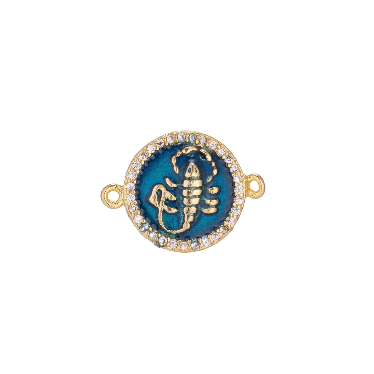 Teal Gold plated Scorpion Connector F-042 - DLUXCA