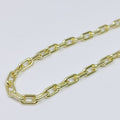 Thick PAPER CLIP Link Elongated, 24K Gold plated Chain By Yard, Roll Chain For DIY Jewelry Craft Making | ROLL-362 Clearance Pricing - DLUXCA