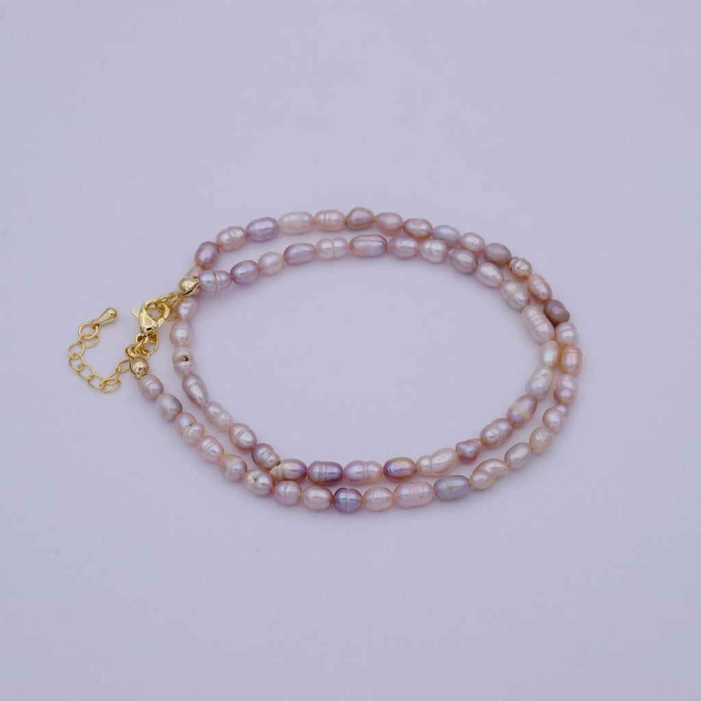 Wedding Blush Pink Pearls Necklace Jewelry, Pink Pearl Jewelry Bridesmaid Gift, Bridal Set Wholesale Fashion Jewelry | WA-667 Clearance Pricing - DLUXCA