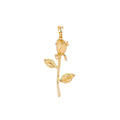 White Gold plated / 24K Yellow Gold Fill Rose Gold Flower Charm Floral, Belle Layered Necklace Pendant Bails for Jewelry Making H-653 I-126 - DLUXCA