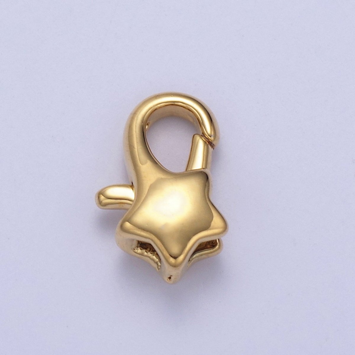 Wholesale Gold plated Star Lobster Clasp Tiny Star Trigger Clasp – Celestial Lobster Claw for Jewelry Making Supplies L-652 L-653 - DLUXCA