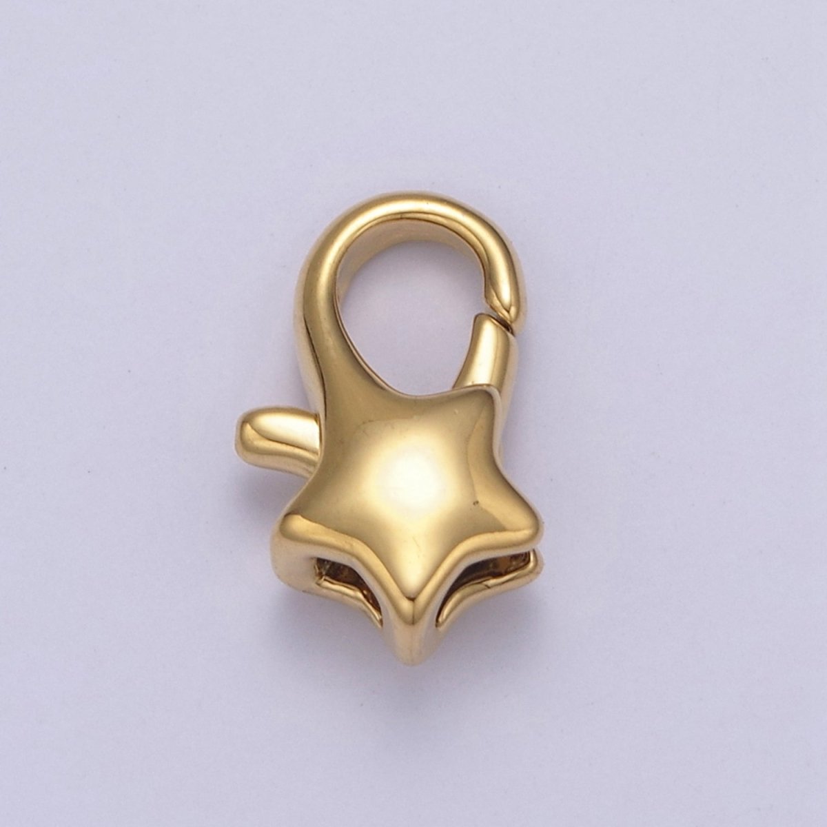 Wholesale Gold plated Star Lobster Clasp Tiny Star Trigger Clasp – Celestial Lobster Claw for Jewelry Making Supplies L-654 L-655 - DLUXCA