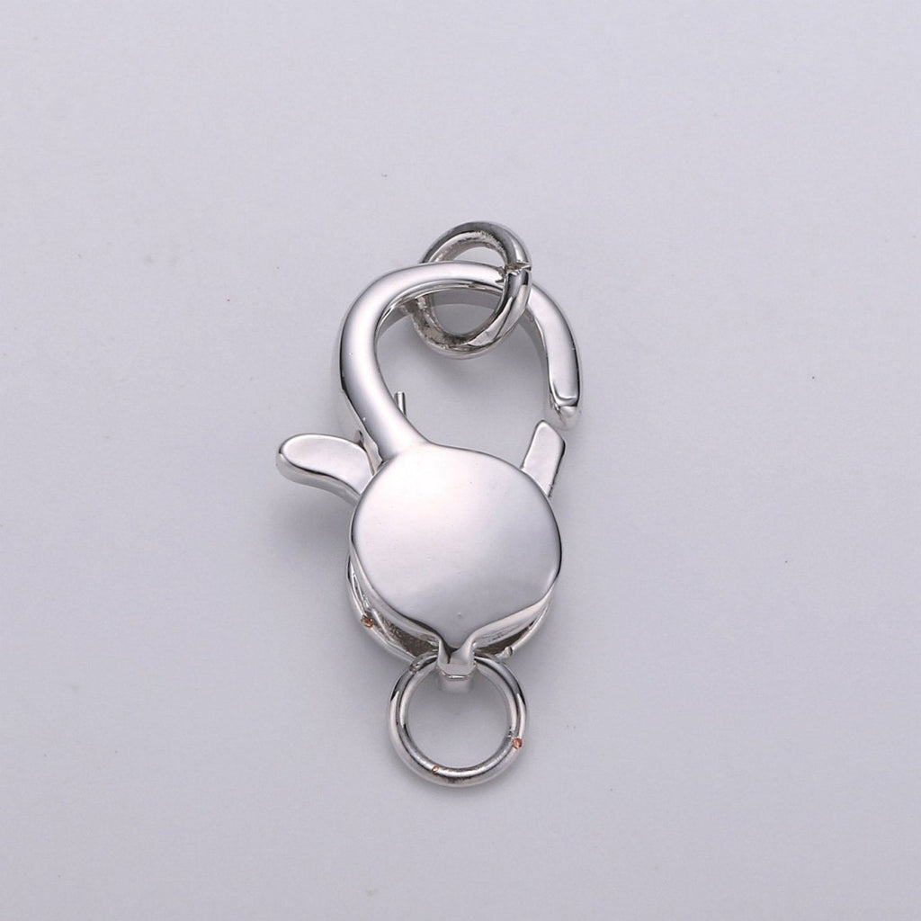 Wholesale Lobster Clasp 14k Gold plated, Lobster Claw with Jump Ring for Jewelry Necklace Bracelet Anklet Making, Size 20mmx10mm K-837 K-838 - DLUXCA