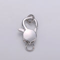 Wholesale Lobster Clasp 14k Gold plated, Lobster Claw with Jump Ring for Jewelry Necklace Bracelet Anklet Making, Size 20mmx10mm K-837 K-838 - DLUXCA