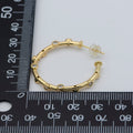 Zirconia hoop earring - Cz hoop - -Hypoallergenic earring -Dainty earring - Minimalist jewelry- Delicate earring P-260 P-261 P-262 - DLUXCA